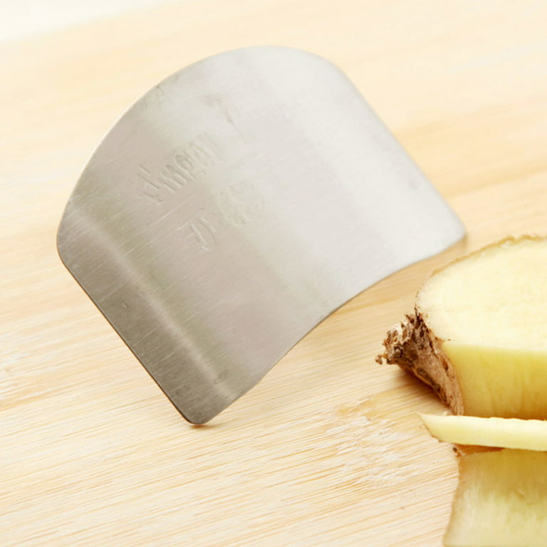  Daddy chef Stainless steel Finger guard knife cutting protector  Hand Kitchen Safe slice tool for Chef - Cooking Avoid Hurting When Slicing  and chopping: Home & Kitchen