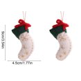 thumbnail image 3 of Christmas Wool Pendant Christmas Decoration Wool Small Pendant Christmas Tree Decoration Accessories, 3 of 6