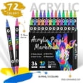 thumbnail image 4 of Acrylics Marker Pen Set Portable Lightweight Drawing Pen for Coloring Sketching, 4 of 5