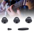 thumbnail image 1 of Electric Guitar Volume Control Knob Plastic Multifunctional Speed Volume Tone Knob for ST SQ Electric Guitars, 1 of 7