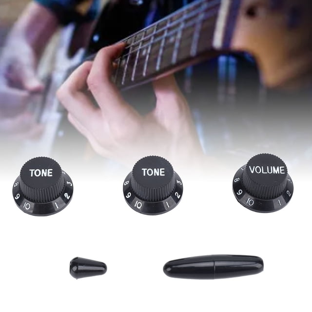 Electric Guitar Volume Control Knob Plastic Multifunctional Speed Volume Tone Knob for ST SQ Electric Guitars