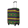 thumbnail image 2 of Easygdp Carnival Mardi Gras Print Elastic and Washable Suitcase Protective Cover with Hidden Zipper Fits 18-32 inch Luggage -X-Large, 2 of 9