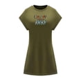 thumbnail image 1 of Vestido de verano para mujer, suave, manga corta, mini vestido para vacaciones, aniversario, viaje SG, 1 of 7