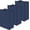 Dark Blue, variant on 3 count Laundry Sorter Replacement Bags Hamper Cart Removable Replacement Laundry Storage Organizer Bag Hamper Liner, No Hooks 14.76 x 8.66 x 21.65 Inch (Black)