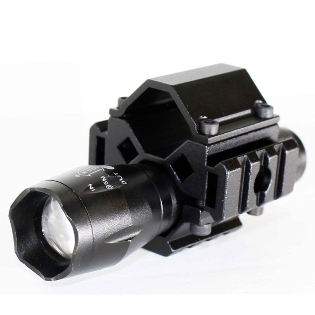 1200Lm LED Tactical Shotgun flashlight Mount Hunting Light aluminum