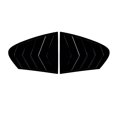 thumbnail image 3 of Rear Triangle Window Shutters Triangle Sunshade Modified Patch Shark Gill For BMW 5 Series F10 525i 530i 2011-2017, 3 of 7