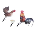thumbnail image 1 of Rooster Hen Chick Ground Plug, 3pcs Stereoscopic Chicken Garden Stake  for Backyards for Outdoor, 1 of 8