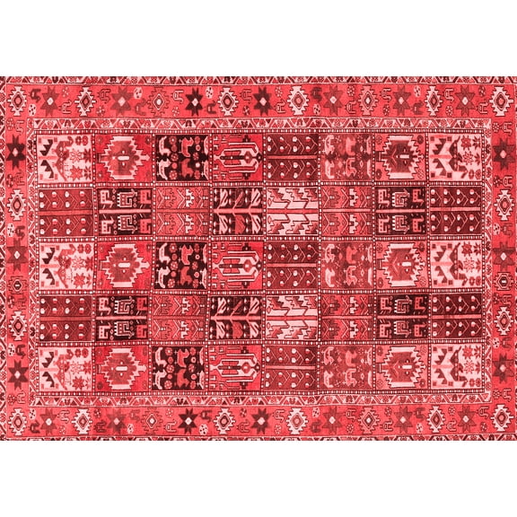 Ahgly Company Indoor Rectangle Persian Red Traditional Area Rugs, 5' x 7'