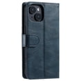 thumbnail image 3 of SaniMore for iPhone 13 PU Leather Case, Wallet Design with Card Slots Cash Pocket [Wrist Strap] Flip kickstand Full Body Protection Magnetic Closure Business TPU Shell for iPhone 13, Darkblue, 3 of 11
