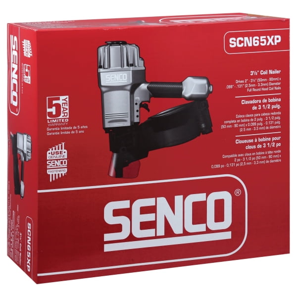 Senco 2006293 Pneumatic SCN65XP 15 deg Coil Framing Nailer Walmart
