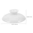 thumbnail image 3 of MRLESS 2pcs Universal Ceramic Teapot Lid Replacement White Ceramic Teapot Lid Tea Kettle Cover for Kitchen Home Restaurant, 3 of 6