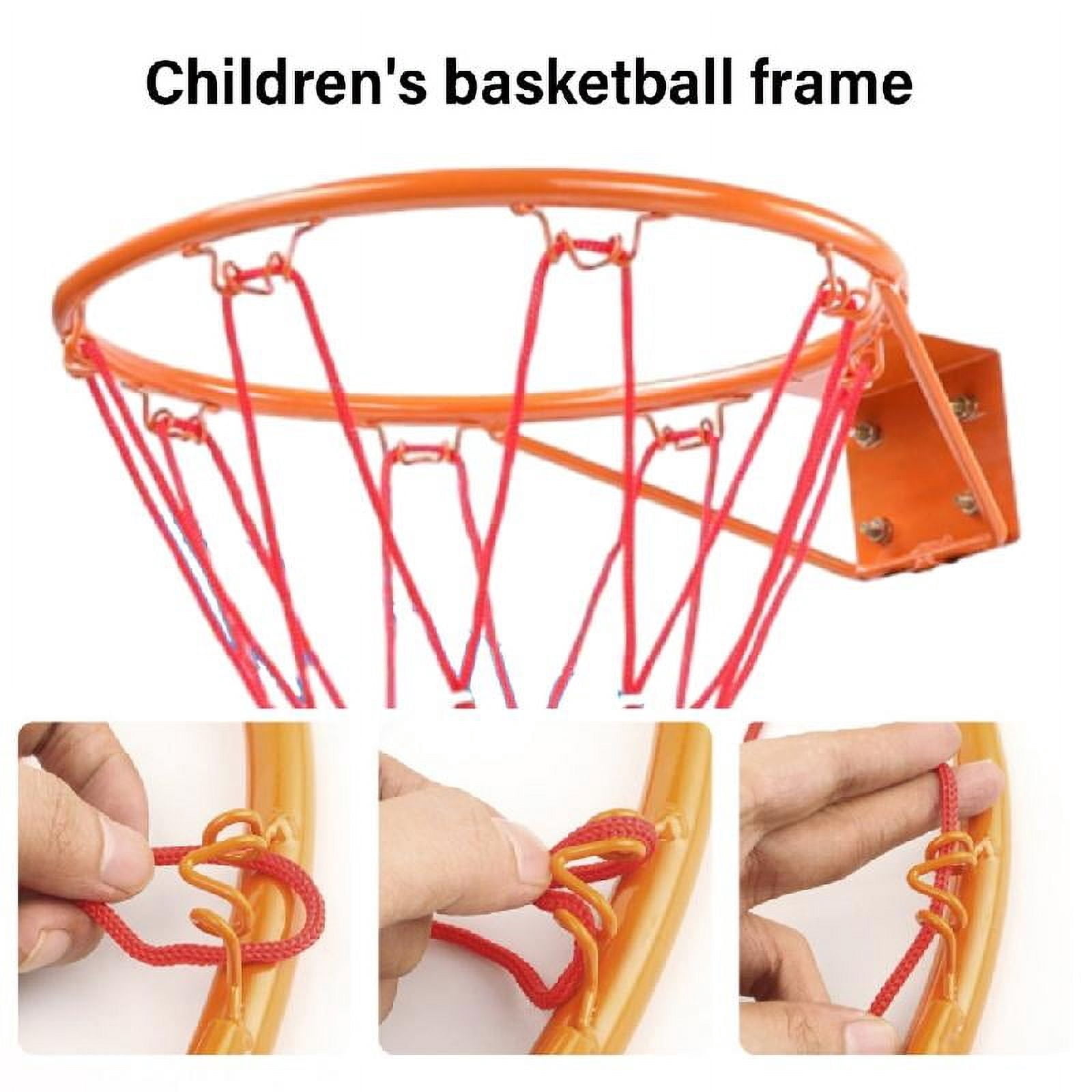 Zeiwohndc Removable Professional Portable Basketball Net Frame Basketball Meshes Frame