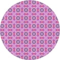 thumbnail image 1 of Ahgly Tapis Rond Lavable en Machine Intérieur Transitionnel Orchidée Violet, 5 Pieds Rond, 1 of 7