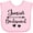 AD-Pink, variant on Inktastic Junior Bridesmaid Wedding Bridal Party Girls Baby Bib