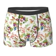thumbnail image 6 of Men's Boxer Briefs, Wild Exotic Birds And Flowers Soft Comfy Mens Underwear Boxer Briefs Breathable With Widen Waist, 6 of 7