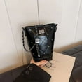 thumbnail image 5 of Sophisticated Chained Mini Satchel - Trendy Universal Shoulder and Crossbody Bag, 5 of 8
