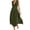 #0325-Green, variant on Womens Belted Wrap Dresses Relaxed Fit Flowy Silhouette Lightweight Fabric Vacation Style Midi Dresses Gift
