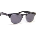 thumbnail image 2 of Coyote Uptown Polarized Retro Cool Black/Clear Fade/Gray Sunglasses, 2 of 2