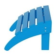 thumbnail image 5 of Costaelm Paradise Outdoor Folding Adirondack Ottoman, Pacific Blue, 5 of 9
