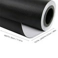 thumbnail image 4 of Goodhd 3D Carbon Fiber Car Vinyl Foil Film Wrap Roll Sticker Decal Interior Accessories, 4 of 7