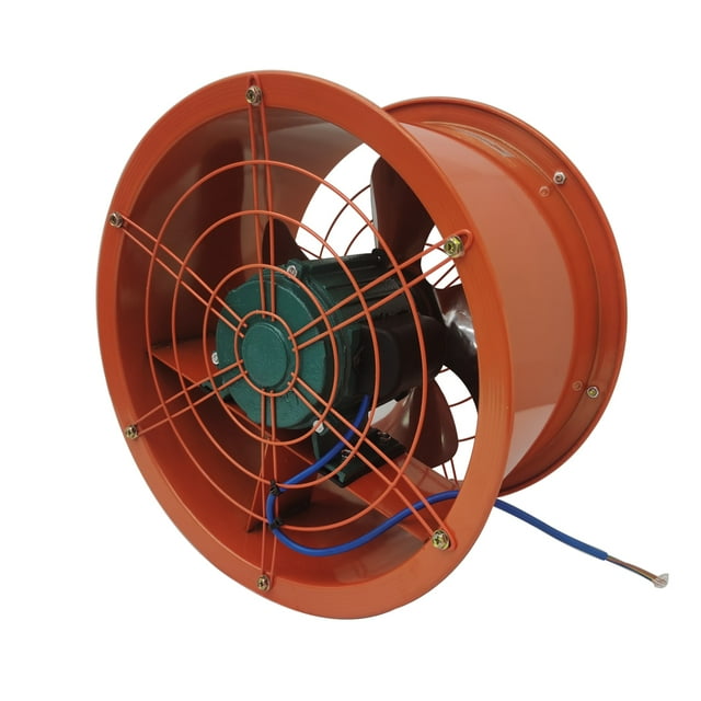 INTBUYING Extractor Fan 14'' Explosion-proof Tube Axial Duct Fan Cylinder Pipe 220V