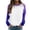 Purple, variant on Vedolay Basic Sweatshirt for Women 2023 Quarter Zipper Hoodies Winter Clothes Sweater Sky Blue,M