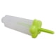thumbnail image 5 of GOOHOCHY Moldes para paletas de helado congelados reutilizables en forma de estrella de 6 celdas de cinco puntas Fabricadores de paletas de hielo con base (verde), 5 of 7