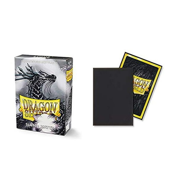 Dragon Shield 60CT Small Japanese Size Deck Protector Matte Sleeves - Slate