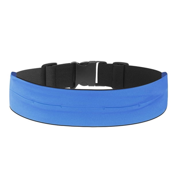 Cinturón para correr maratón, montañismo, velcro, bolsa para teléfono móvil, cremallera invisible, riñonera deportiva multifuncional