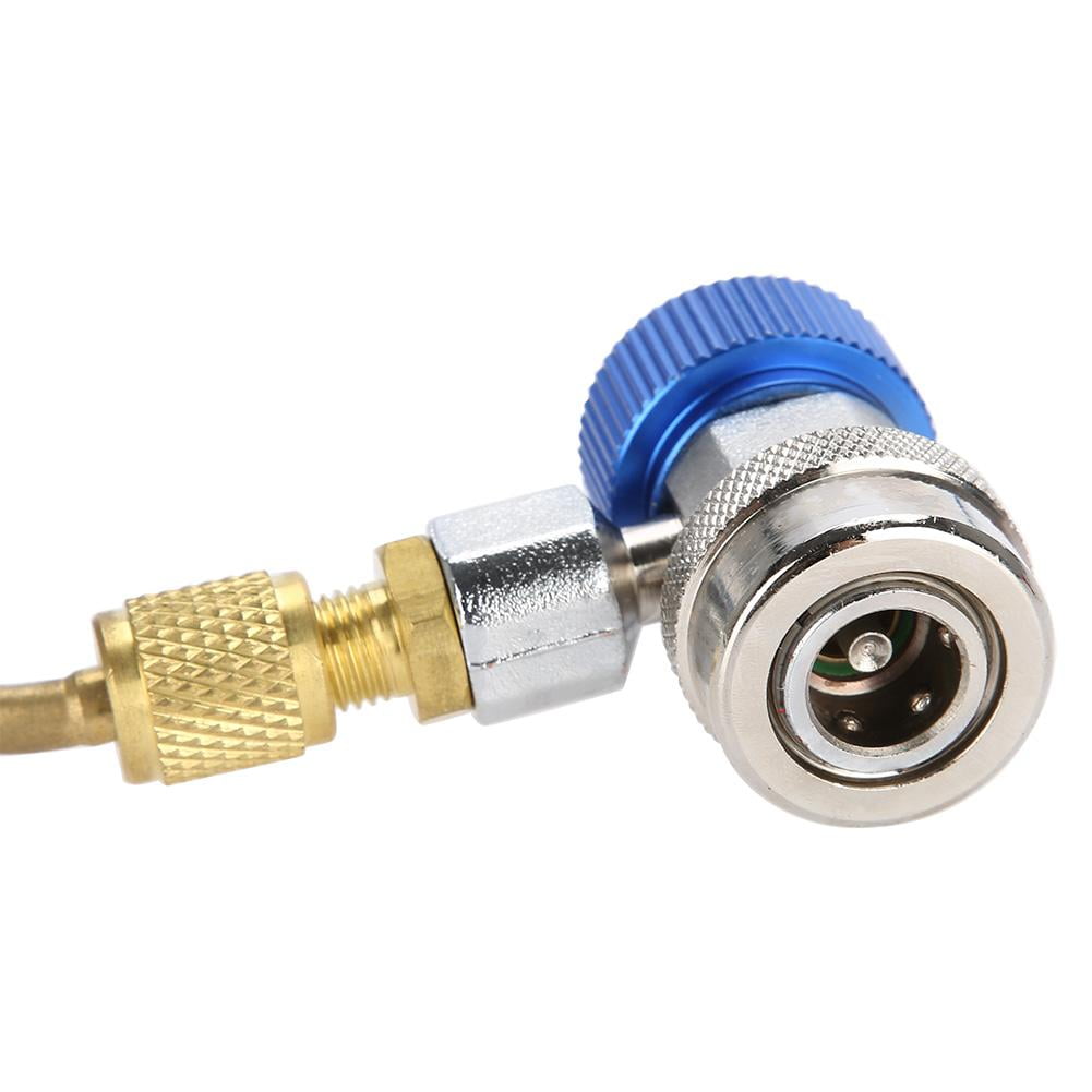 R134 Air conditioning Refrigerant Recharge Hose Gas Can Fitting Pipe Can Tap for R502 R-12 R-22 Refrigerant.