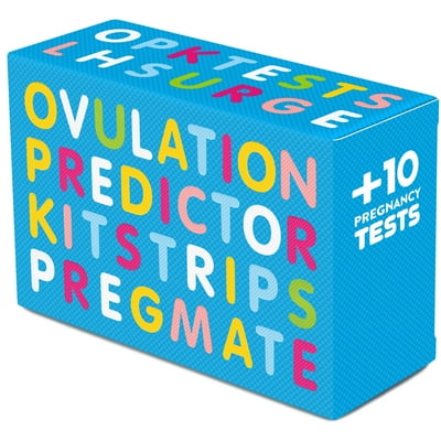 PREGMATE 40 Ovulation and 10 Pregnancy Test Strips Predictor Kit