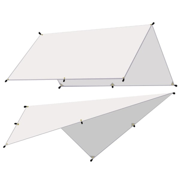 5x3m 4x3m 3x3m Awning Waterproof Tarpaulin Tent Screen Ultralight Gar White 3X4M White 3X4M