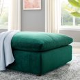 thumbnail image 7 of Accent Chair Ottoman, Velvet, Green, Modern Contemporary Urban Design, Living Lounge Room Hotel Lobby Hospitality, 7 of 7