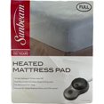Sunbeam NonWoven Thermofine Heated Electric Mattress Pad Full Size
