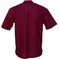 thumbnail image 2 of Foxfire Sportswear Men's Burgundy Guayabera Shirt Size 5X-Tall, 2 of 3