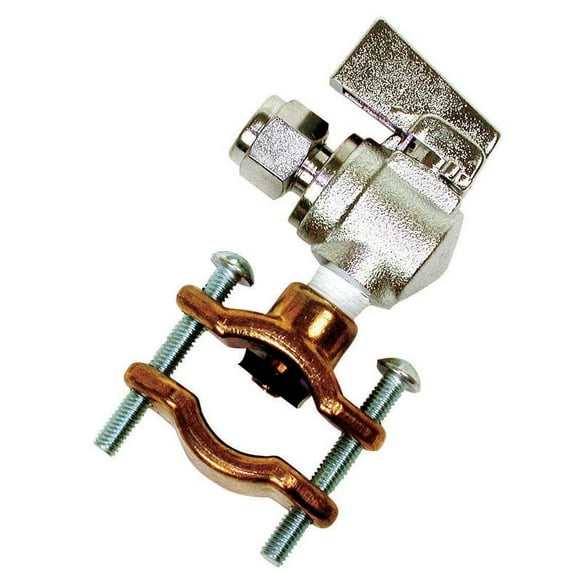 Dial 1/4 in. H Silver Stainless Steel Ball Valve