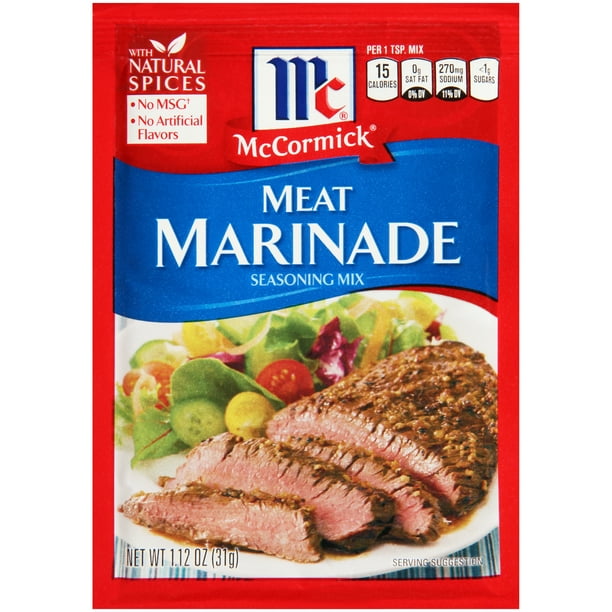 McCormick Meat Marinade Seasoning Mix, 1.12 Oz