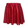 thumbnail image 3 of WOYY Kids Girls Sequin Cheerleading Skirt Dance Performance Skirt, 3 of 3