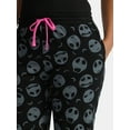 thumbnail image 4 of Disney Nightmare Before Christmas Women's Graphic Print Fleece Jogger Pants, Sizes XXS-XXL, 4 of 5