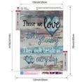thumbnail image 2 of Those We Love Don't Go Away Memorial Quote 5D Diamond Painting Kit, Full Drill DIY Inspirational Diamond Art for Adults, Rustic Heart Wall Decor, Sympathy Gift for Loss of Loved One, 2 of 4
