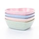 thumbnail image 4 of 4pcs Love Heart Shape Wheat Straw Bowls Vinegar Seasoning Solid Soybean Dishes Sauce Salt Snack Small Plates Kitchen Supplies(Pink/Blue/Beige/Green), 4 of 4