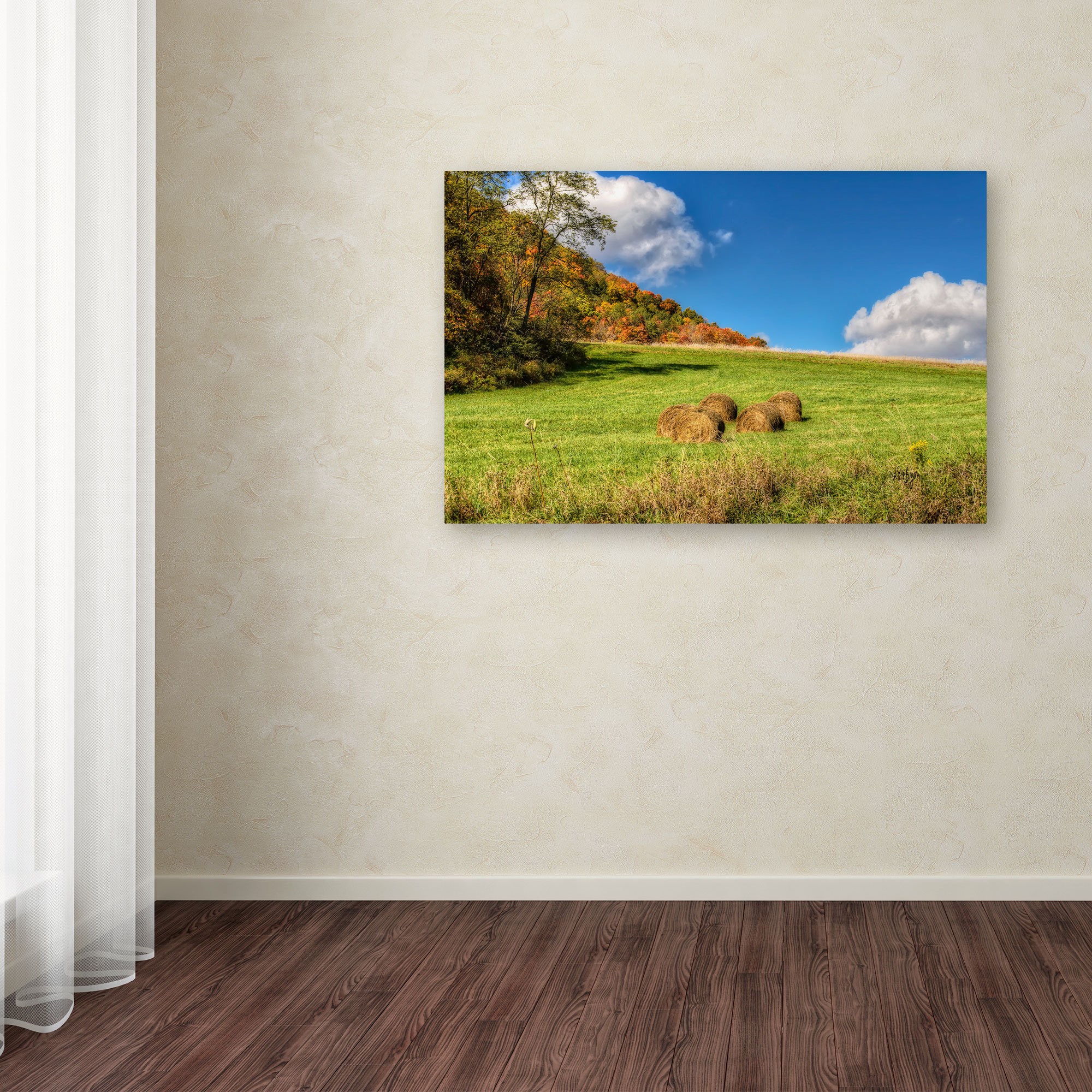 Trademark Fine Art "October Afternoon" Canvas Art by Lois Bryan