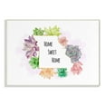 thumbnail image 1 of The Stupell Home Decor Collection Missouri State Home Sweet Home Succulent Watercolor Vignette Wood Wall Art, 1 of 5