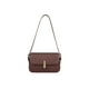 thumbnail image 4 of Bolso de hombro de cuero PU Vintage Ndcxsfigh Mini monedero con solapa cuadrada Negro, 4 of 8