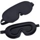 thumbnail image 1 of wonima11 XTEES Blindfolds, Silk Sleeping Mask Soft Smooth Sleep Mask for Eyes Travel Shade Cover Rest Relax Sleeping Blindfold Eye Cover Sleeping Aid (Color : Black), 1 of 1