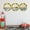 Gold, variant on VWAQ Boat Window Decals - Portholes Decor, Ocean View Wall Mural - VWAQ-SPW6 (24" Diameter, Bronze)