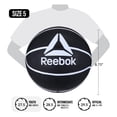 thumbnail image 2 of Reebok Durable Rubber Indoor/Outdoor Basketball with Inflatable Pump for Indoor & Outdoor Play, Size 5 (27.5 in), 2 of 7