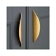 thumbnail image 1 of Pomos y tiradores para muebles, 2 tiradores dorados para muebles, tiradores dorados para muebles, distancia del orificio de aleación de zinc, 32 mm, 1 of 5