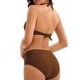 thumbnail image 5 of WAYUTE One Piece Swimsuit Women Solid Color High Cut Monokini Backless Rash Guard Elegant Tummy Control Summer Beach Bathing Suit, 5 of 5