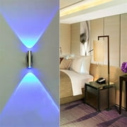 Black Friday Deals 2021 Double-Headed Led Wall Lamp Home Sconce Bar Porch Wall Decor Ceiling Light Blue